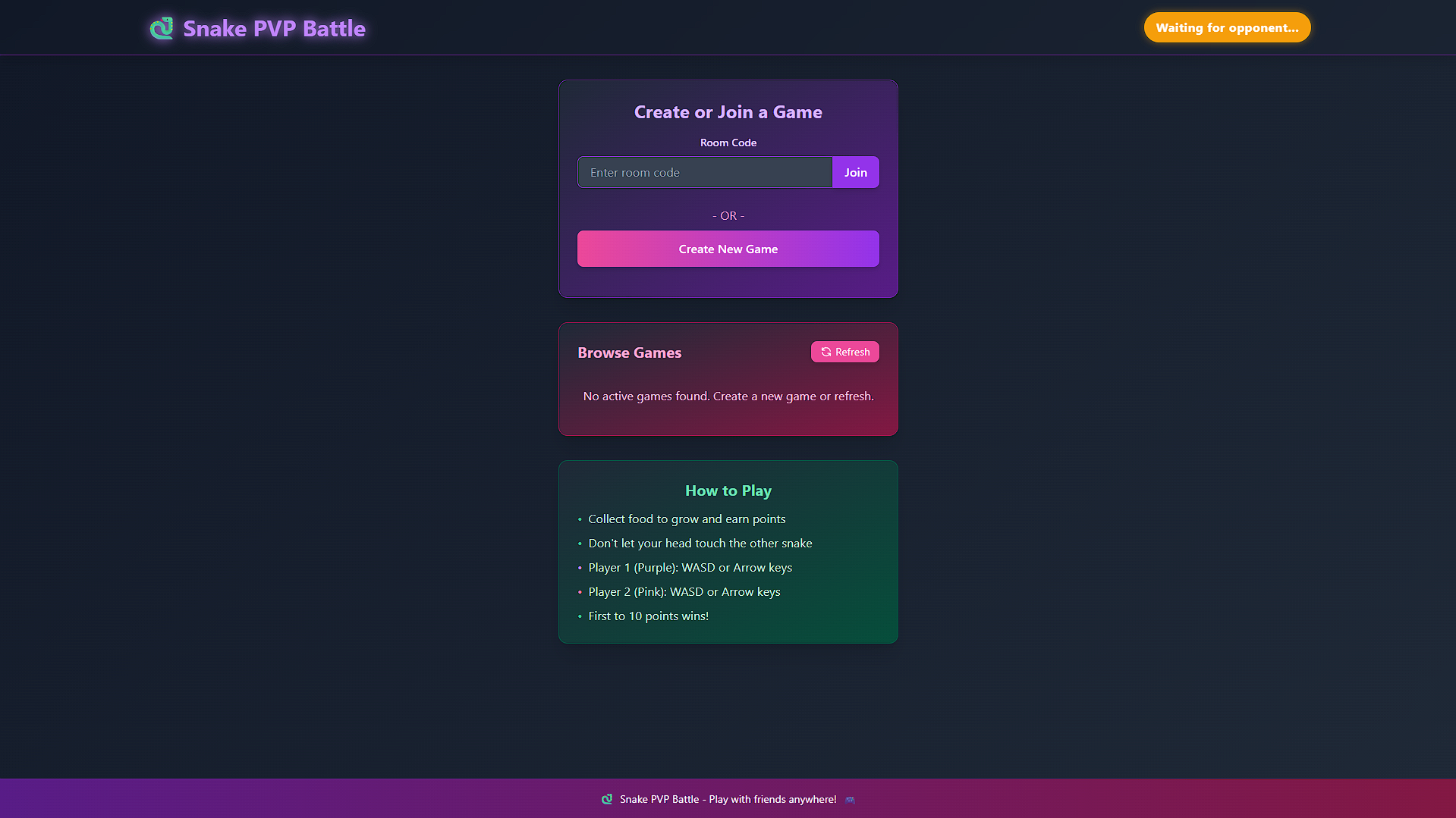 Snake PVP Battle Multiplayer