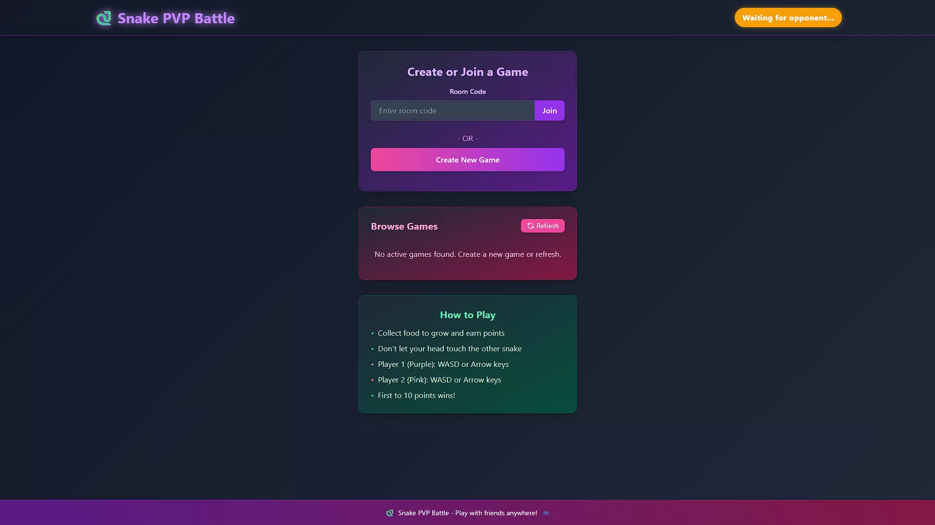 Snake PVP Battle Multiplayer